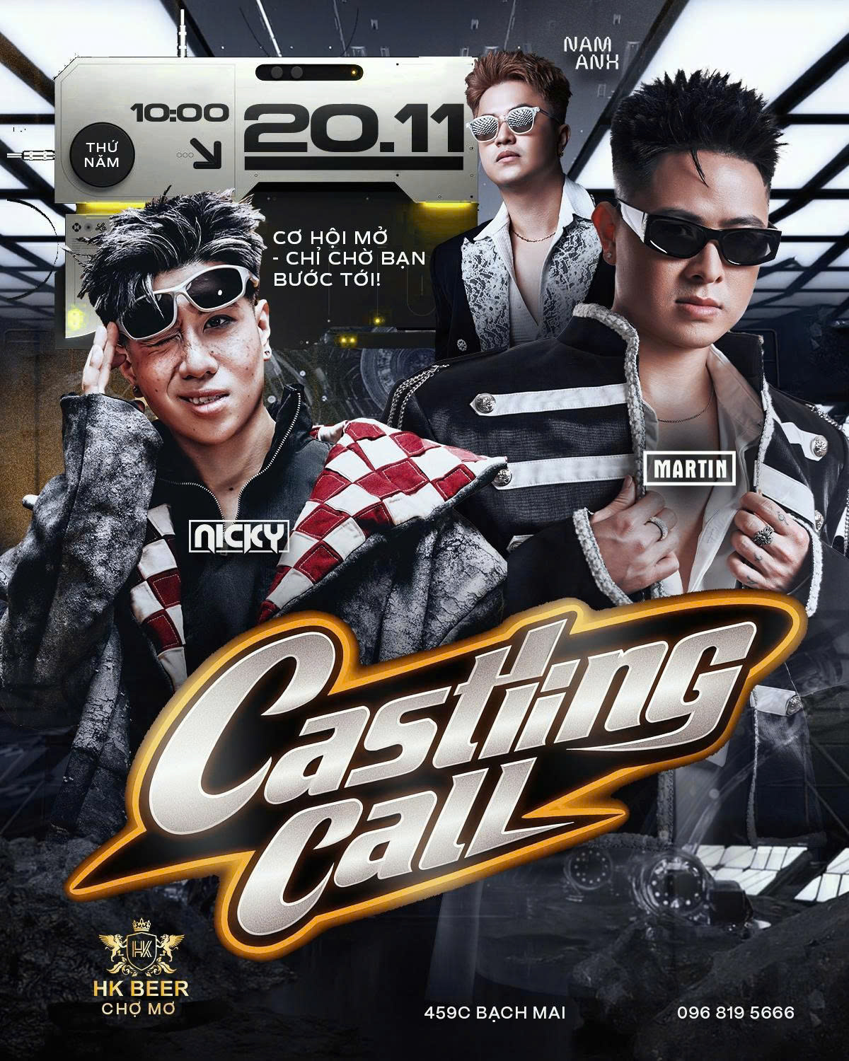 Casting Call DJ & MC Hype tại HK Beer Chợ Mơ
